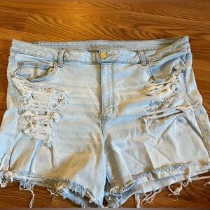 American Eagle Outfitters Next Level Stretch Distressed Shorts